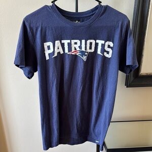 NFL Patriots Navy Blue Short Sleeve Tee